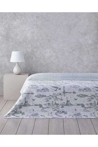 English Home Seaside Serenity Double Multi-Purpose Cover 200X220 cm Seledon