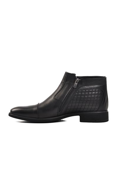 Aspor Black Genuine Leather Classic Men's Boots