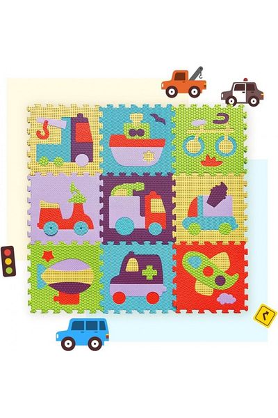 Babymax Babygreat Puzzle Mat Transport 92x92 cm