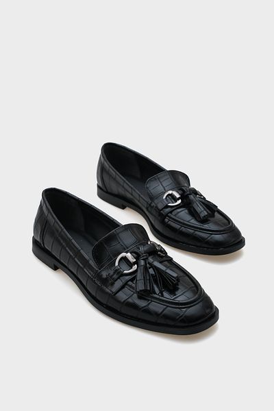 Capone Outfitters Дамски мокасини с метална катарама и пискюли Carolin