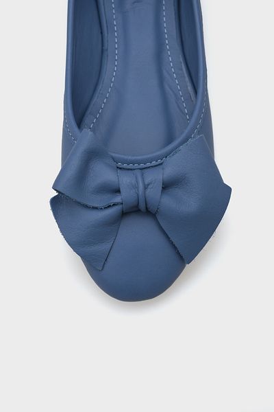 Capone Outfitters Bliss Damen-Ballerinas aus echtem Leder mit Schleifenzubehör