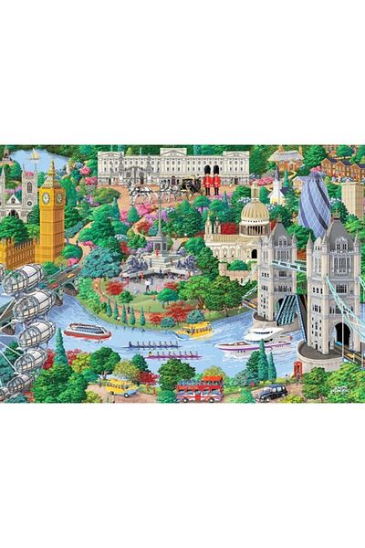 Wooden City Wooden puzzle London Sights, Wooden City, 750 pieces