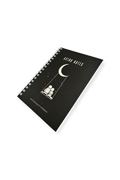 Polin Astro Notes Caiet cu copertă din carton spiralată, format A6, 80 de foi...