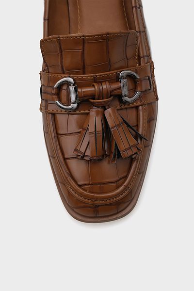 Capone Outfitters Γυναικεία Loafer Παπούτσια Carolin με Μεταλλική Πόρπη με Φούντα