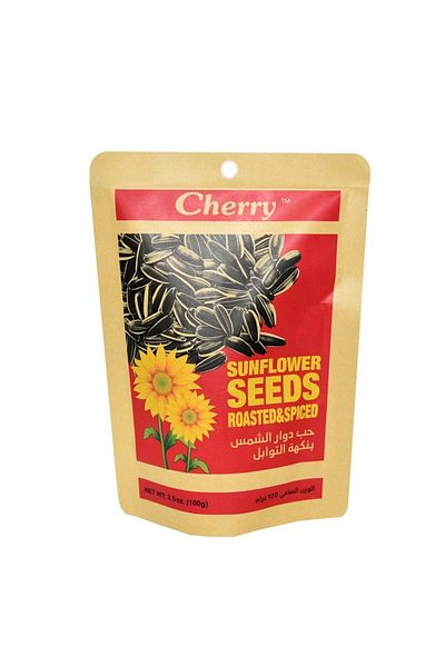 Cherry Sunflower seeds with spices - 100g * pieces (6 bags)
