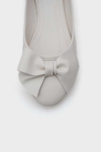Capone Outfitters Bliss Damen-Ballerinas aus echtem Leder mit Schleifenzubehör
