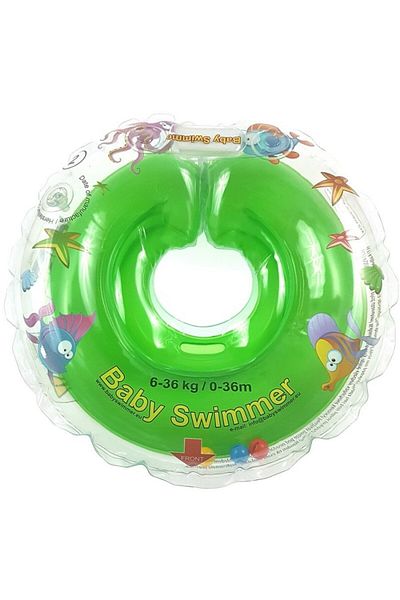 Babyswimmer Baby Neck Ring Green 6-36 Months