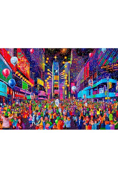 Wooden City Wooden puzzle New Year's Eve L, Wooden City, 505 pieces