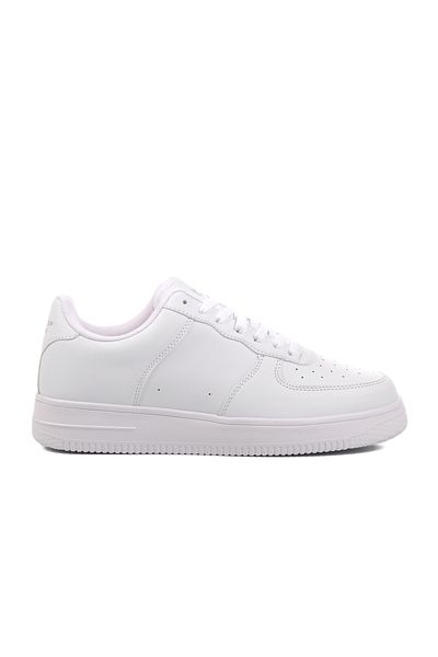 Aspor White Lace-Up Men's Sports Shoes