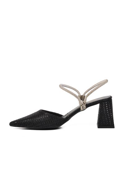 Aspor Black Women's Evening Dress Shoes