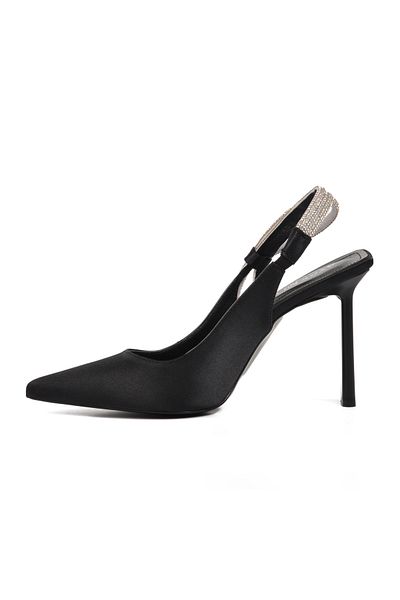 Aspor Black Women's Evening Dress Shoes