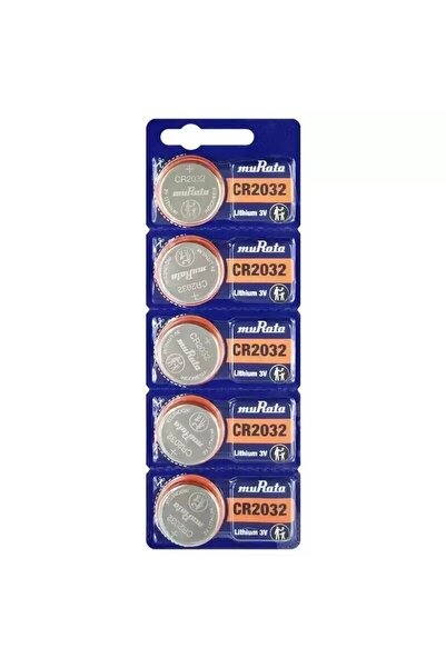 MURATA Murata CR2032 Lithium 3V (muRata) Indonesia Batteries - 5 Pieces