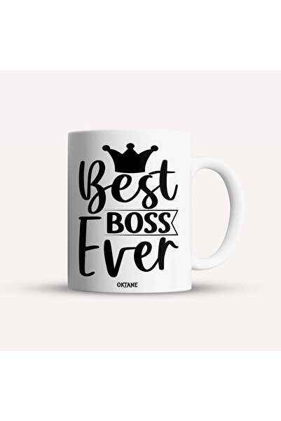 OEM Cană albă personalizată cu „Cel mai bun șef din toate timpurile”, INNOVAT...