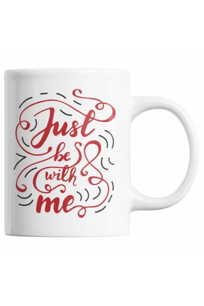 OEM Cană albă personalizată „Fii doar cu mine!”, INOVATIX®. 330ml
