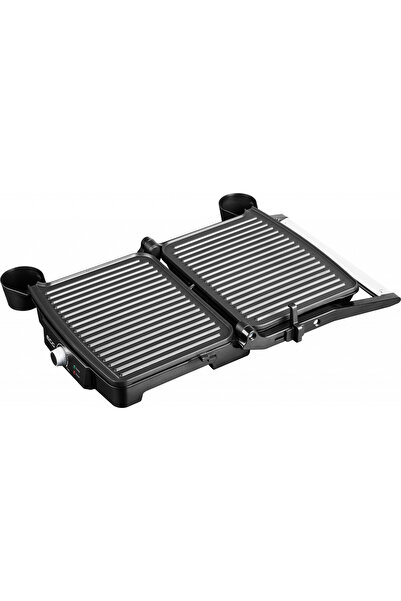 ECG Electric grill KG 100, 2000 W, 3 cooking types, 180º opening