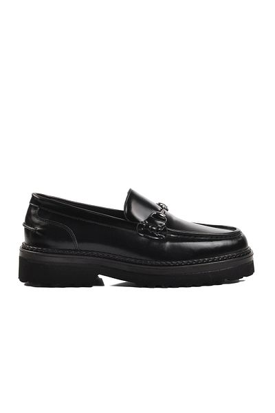 Aspor Black Opening Men's Loafer Shoes Premium
