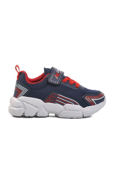 Aspor Navy Blue Red Children's Sports Shoes