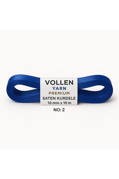 vollen yarn Νο:2 Σατέν Κορδέλα 10 mm 10 mt