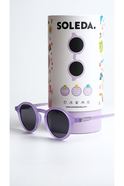 SOLEDA 6-12 Years Old Children's Sunglasses Purple