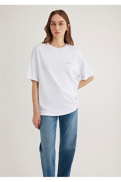 Mavi Consistency Printed Oversize Single Size T-Shirt