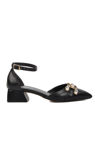Aspor Black Women's Evening Dress Shoes
