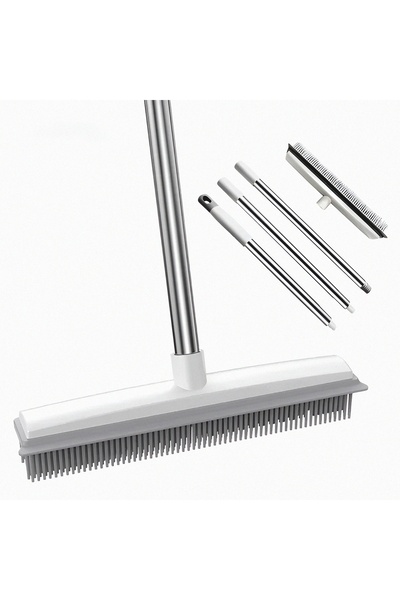 EVİMA Kauçuk Uçlu Sihirli Süpürge-çekpaslı Kedi Köpek Evcil Hayvan Tüyü Topla...