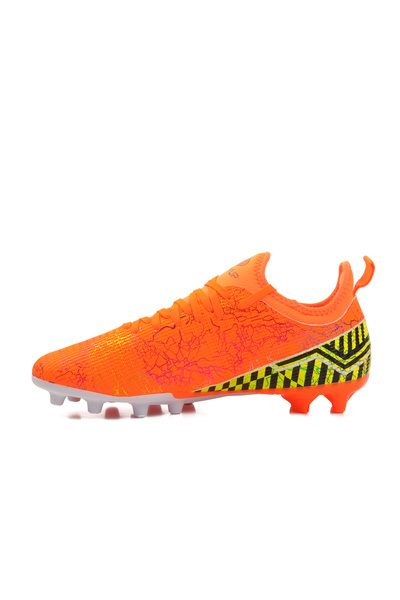 Playup Orange Faux Leather Men's Football Boots