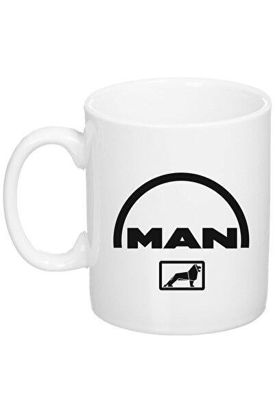 OEM Cană albă personalizată cu „Logo MAN”, INOVATIX®. 330 ml