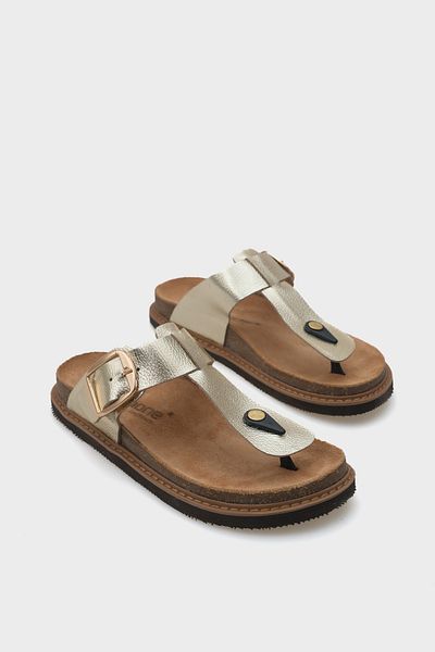 Capone Outfitters Γυναικείες παντόφλες Nina Δερμάτινες Σαγιονάρες