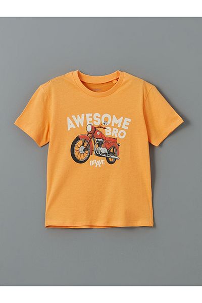 LC Waikiki Lcw Kids Crew Neck Printed Boys T-Shirt 3Pcs