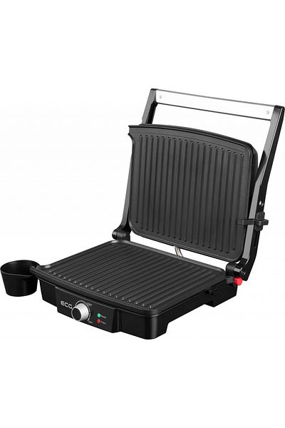 ECG Grill Electric Kg 100, 2000 W, 3 Tipuri De Gatire, Deschidere 180º