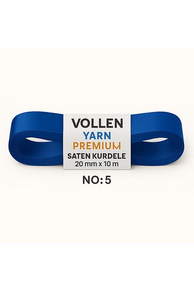vollen yarn Νο:5 Σατέν Κορδέλα 20 mm 10 mt