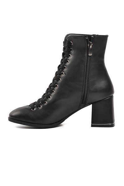 Aspor Black Women's Heeled Boots