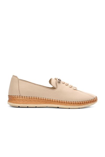 Voyager Beige Women's Flat Comfortable Casual Shoes