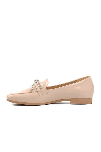 Aspor Beige Women's Flat Comfortable Casual Shoes