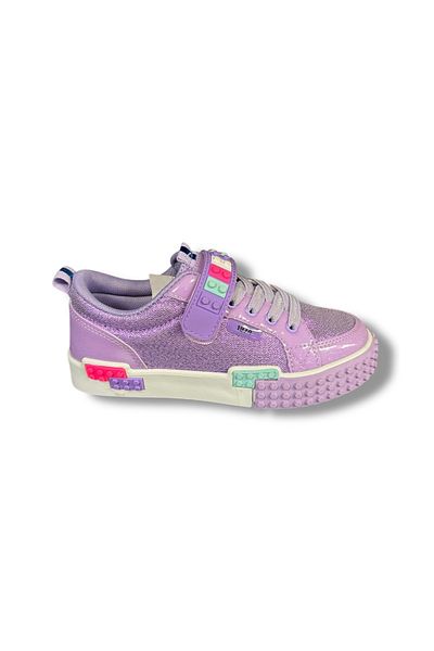 İdeal Alessio 5171957-F Filet Girl's Glitter Detailed Banded Elastic Daily Comfortable Stylish Sports Shoes