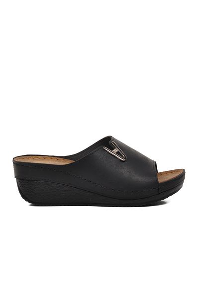 Aspor Black Women's Slippers