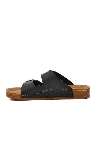 Aspor Black Women's Slippers