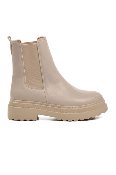 Aspor Beige Women's Chelsea Boots