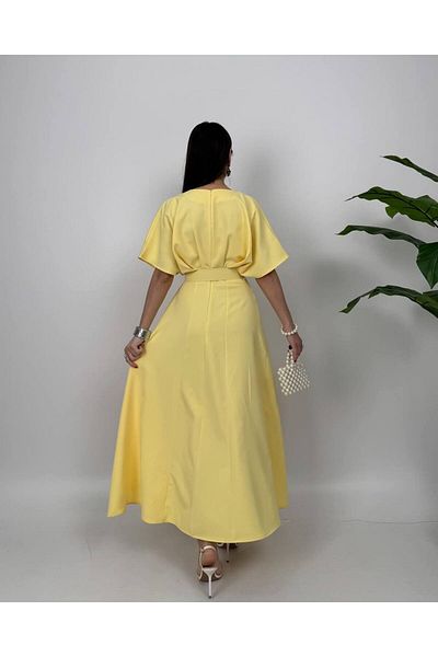 Miss Janell Zibayi Special Design Evening Dress with Belt - Eye-Catching Elegance, Color Options