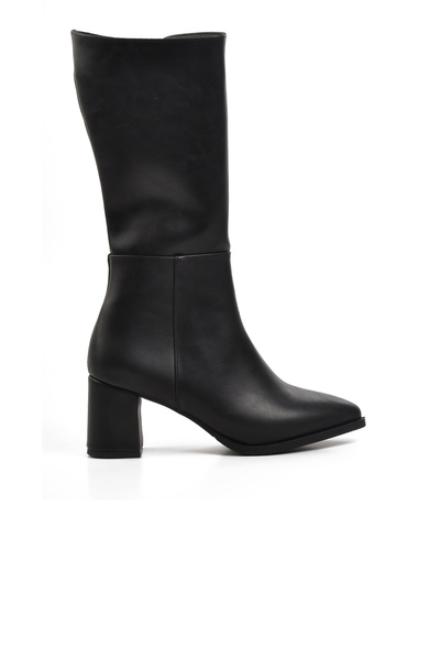 Aspor Black Women's Heeled Boots