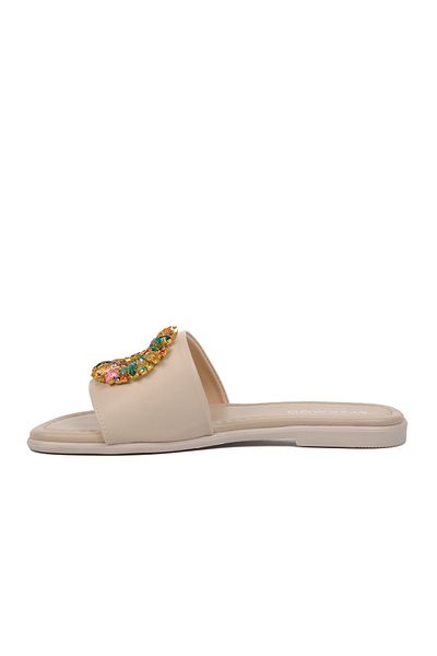 Aspor Beige Women's Slippers