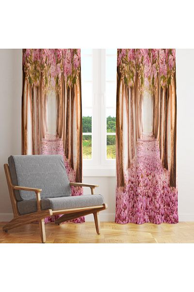 stellahomes Special Design Decorative Background Curtain 140X260 cm Single Wing