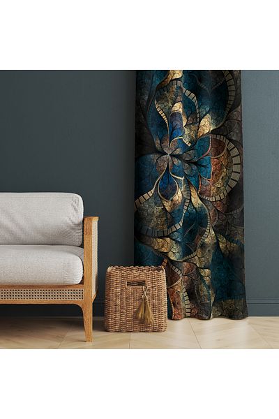 stellahomes Special Design Decorative Background Curtain 140X260 cm Single Wing