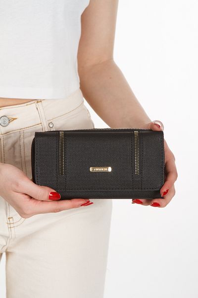 Adelina Bags Women's Wallet with Paper Money and Card Holder Compartments Zipper Detail