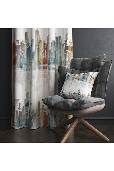 stellahomes Special Design Decorative Background Curtain 140X260 cm Single Wing