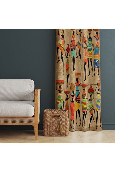 stellahomes Special Design Decorative Background Curtain 140X260 cm Single Wing