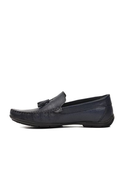 Aspor Navy Blue Men's Loafer Shoes