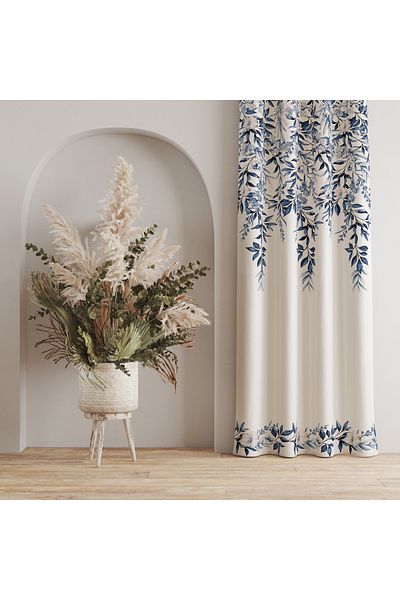 stellahomes Special Design Decorative Background Curtain 140X260 cm Single Wing