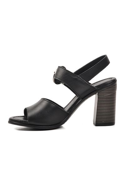 Voyager Black Women's Heeled Sandals